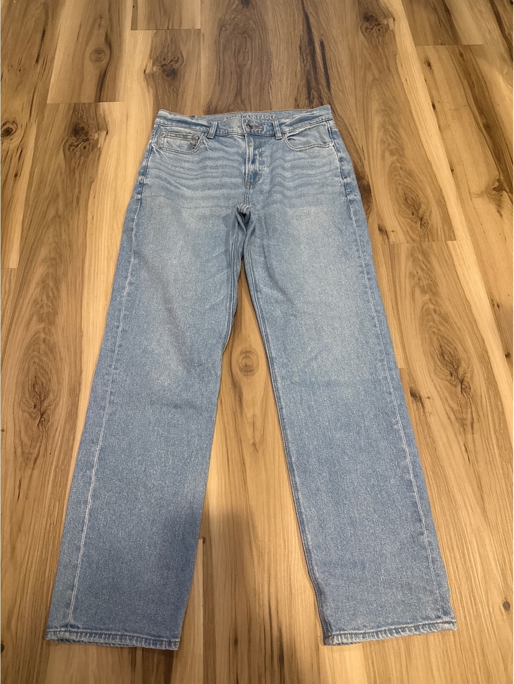 American Eagle super high-rise straight